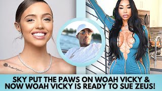 SKY BEAT THE MARIO COINS OUTTA WOAH VICKY & NOW SHE WANTS TO SUE ZEUS | BADDIES EAST