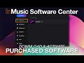 Inmusic software center  download  install purchased software