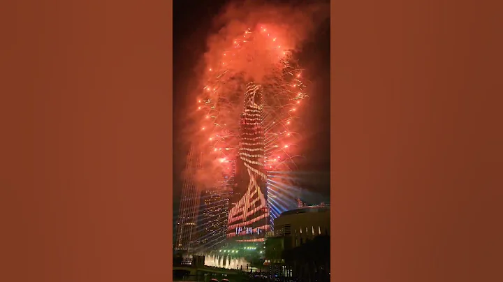 BURJ KHALIFA 2025 NEW YEAR FIREWORKS  #newyear #dubai #fireworks #2025 #trending #burj #khalifa #uae