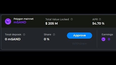 The Sandbox Game METAVERSE mSand Staking Only! SO MANY ISSUES??