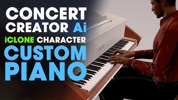 Concert Creator Ai ~ Short Film ~ Characters playing Custom Piano using Artificial Intelligence