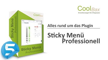 Coolbax Plugin: Sticky Menü Professionell für Shopware