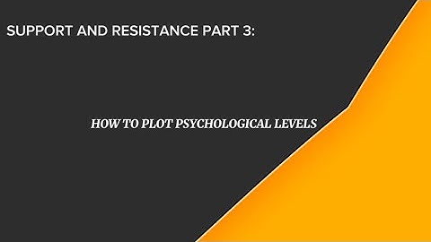 SUPPORT AND RESISTANCE PART 3: PIPS CALCULATION AND HOW TO PLOT PSYCHOLOGICAL LEVELS 