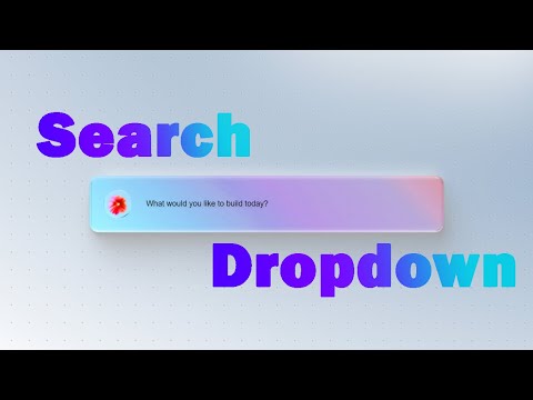 Search Dropdown using