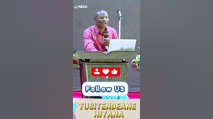 MCHUNGAJI AKEMEA "TUSIFANYIANE HIYANA" - DR - MASHAURI