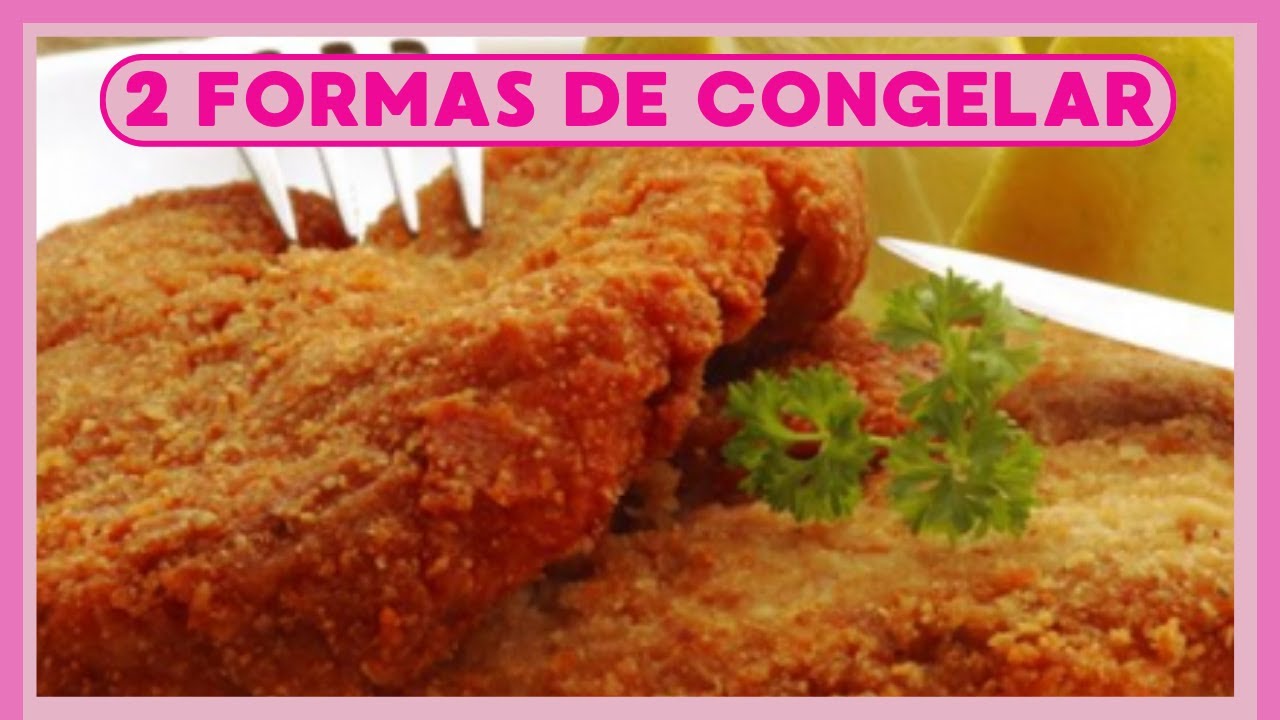 COMO CONGELAR BIFE A MILANESA? | Duas formas de congelar - Fica bem prático na hora de usar