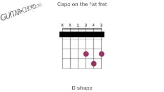 3 ways to play D# with a capo