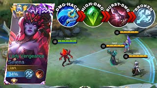 HOW TO DESTROY EVERYONE IN MID LANE USING SELENA!! ( ONE SHOT SELENA BUILD )