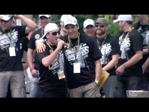 Brad Marchand Goal Celebration Game 7 of the 2011 NHL Stanley Cup