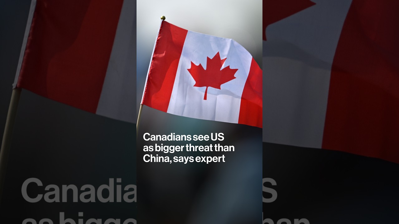 Canadians see US as bigger threat than China, says expert#shorts #canada #us #trump #tariffs thumbnail