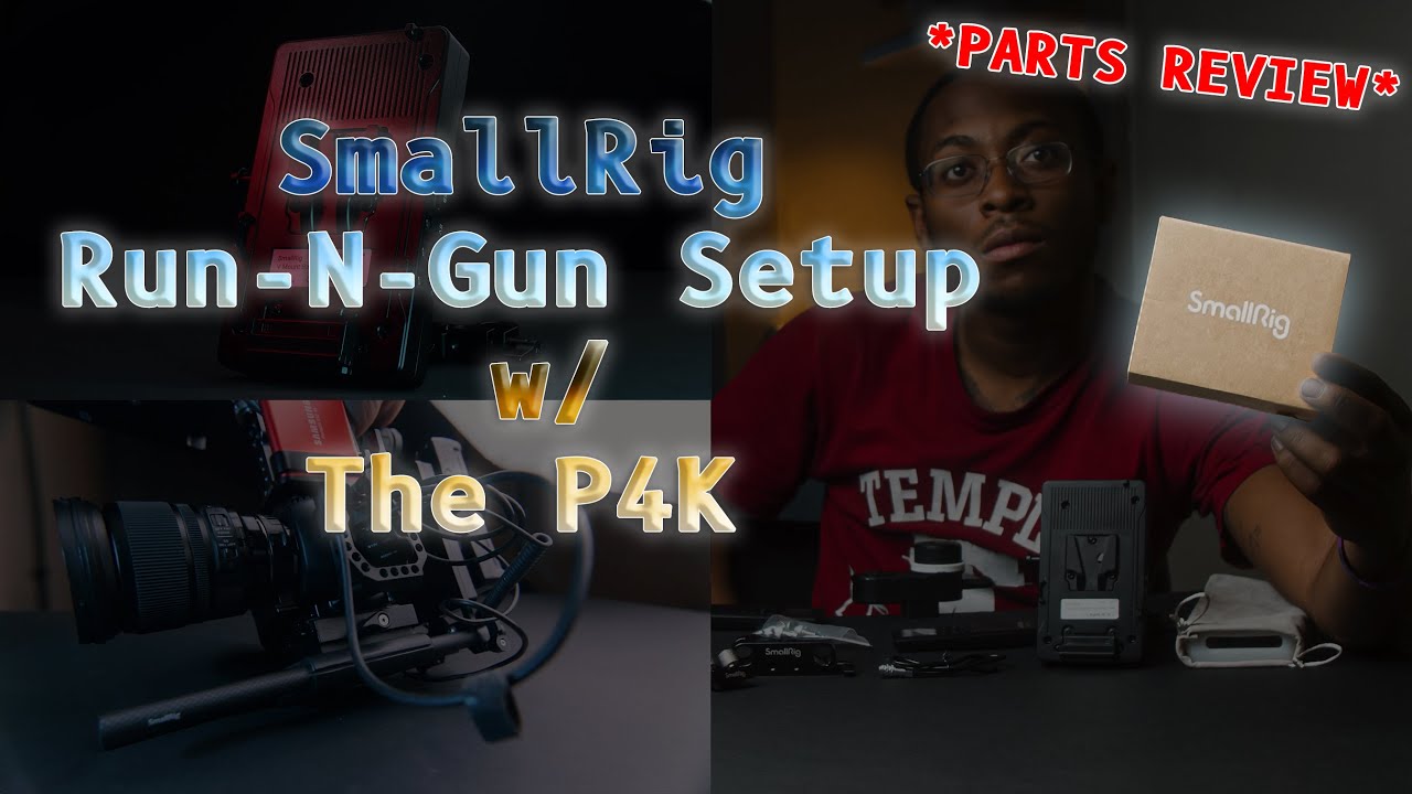 SmallRig Run-n-Gun Setup For BMPCC4K | (3204, 2246B, 3157, 1674, 2920)