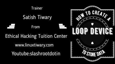 Learn to use a File as a Hard Drive using loop device in Linux