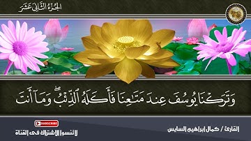 سورة يوسف أداء روعة جدا جدا للشيخ كمال ابراهيم السايس
