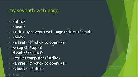 Learn HTML Basic In Hindi  part-3