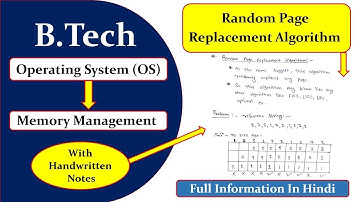Random Page Replacement algorithm(fifo, lifo, lru, Optimal ) | Operating System | Memory Management