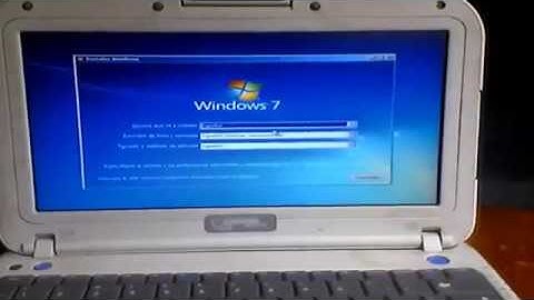 Como Instalar Windows 7 en una Canaima del Liceo