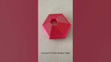 3D Printed Hexagon Fidget #3dprint #3dprinting #fidget #fidgettoys