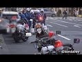 プリウス免許提示拒否で大騒動！白バイ6台と覆面パト緊急走行。6 police motorcycle and mask pato urgently run!