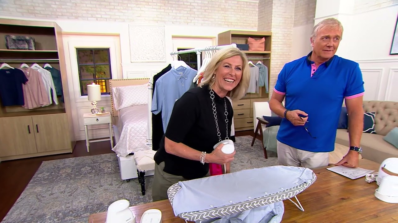 HoMedics PerfectSteam 2-in-1 Garment Steamer & Iron on QVC