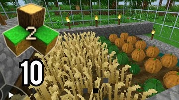 Survivalcraft 2 - Gameplay Walkthrough Part 10: Automatic Farming