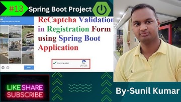 Google ReCaptcha Validation using Spring Boot Application || the place of learning
