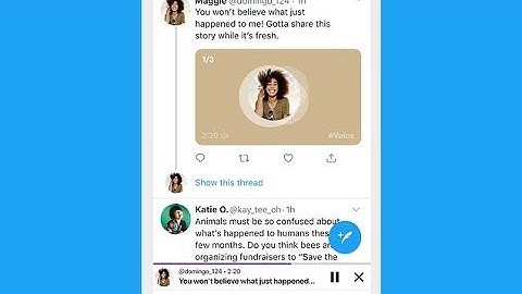 ✅  Twitter starts rolling out voice tweets to let users posts audio