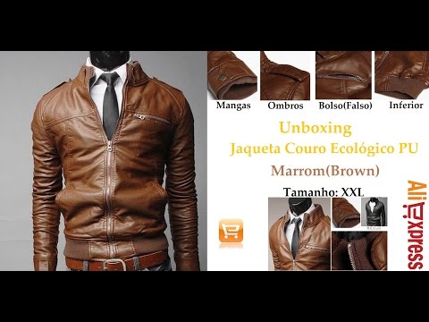 jaqueta de couro masculina aliexpress