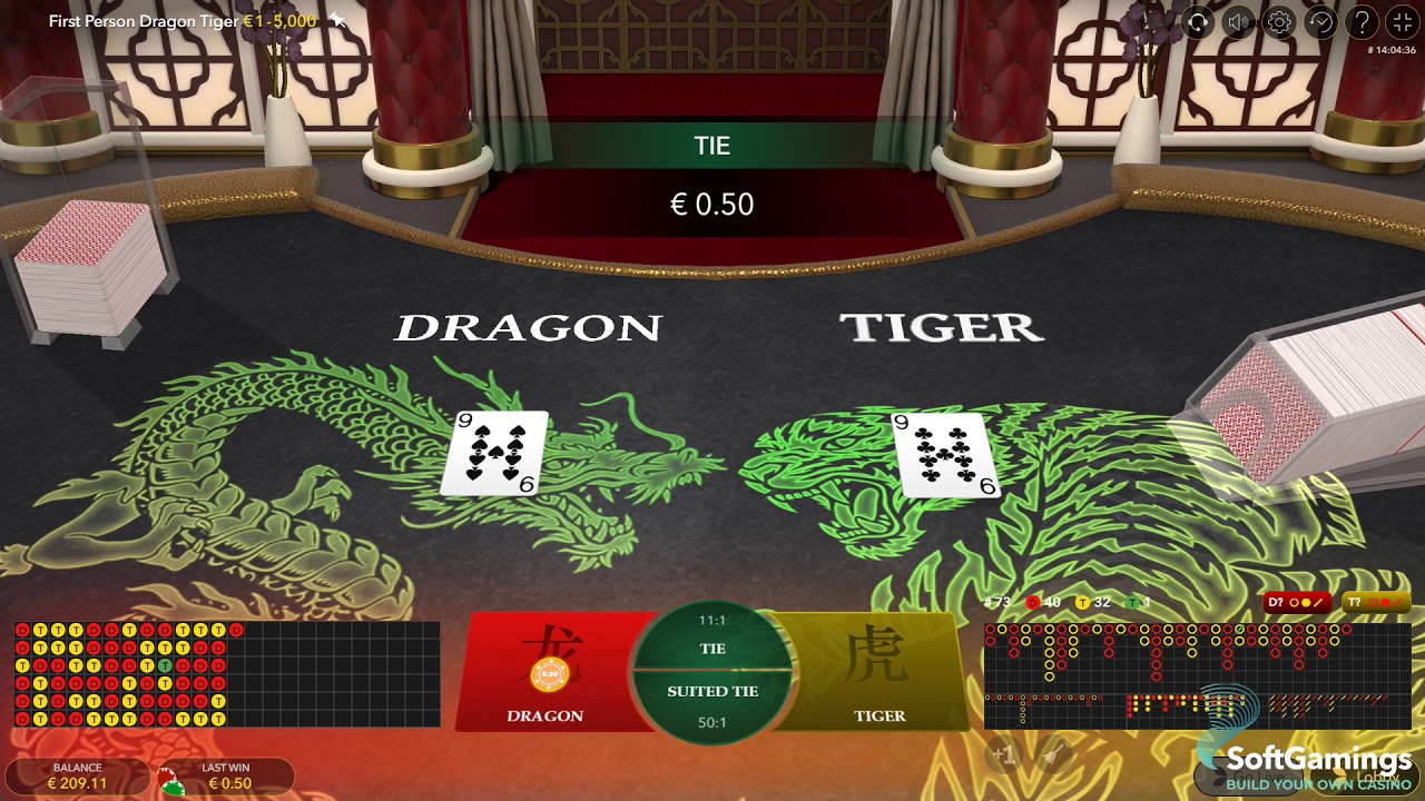 Dragon Tiger: um jogo simples e estratégico