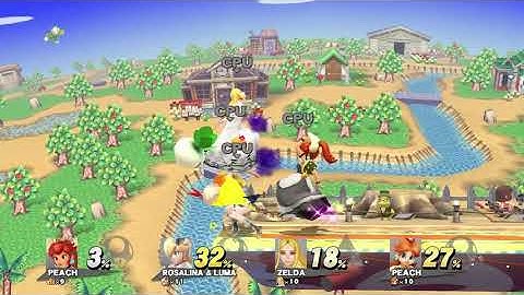 Smash Mods for WIi U:  Princess Mega Stock Battle