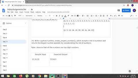 InfyTQ Day 5 Problem 24 Fundamentals of Python