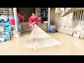 Flood Water Home Abolish Cast Net Big Fish - Fishing by Net - Fishing Video