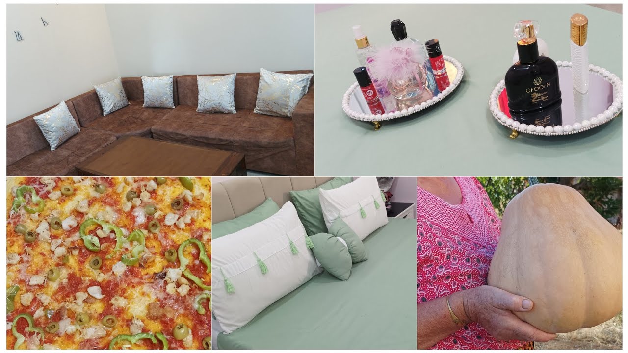 عروسة جديدة ساكنة مع عجوزتها / تغيير بسيط في الصالون / درا تندونس للخريف / بلاطو مروار العرايس