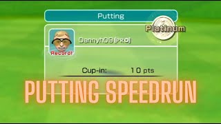 Wii Sports Golf - Putting Platinum Medal Speedrun
The aim is to get 10 Cup-Ins with 0 misses in the fastest time possible! This is the first time Ive ever got the platinum medal for this training game! Wii Sports Golf - Putting Platinum Medal Speedrun
