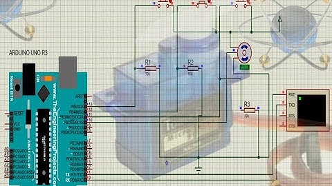 Servo Control With Push Button using arduino in Proteus 8 Professional