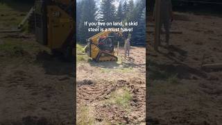 A skid steer is so versatile and you can purchase so many accessories depending on the job!