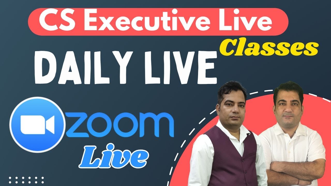 CS Executive Daily Live Classes ~ CS Executive December 2025 Exams # ...