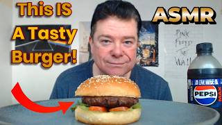 ASMR - Eating A TASTY Burger With An Ice Cold Pepsi