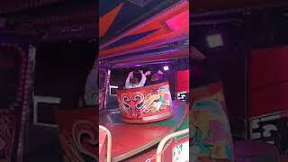 Musselburgh taylor's of Edinburgh funfair Waltzer off ride pov 2024