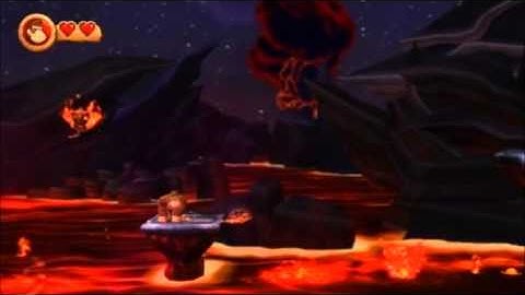 Donkey Kong Country Returns Playthrough (Blind) Part 8: Volcano Levels