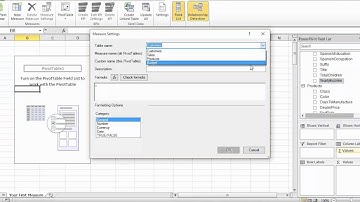 Excel PowerPivot Tip 05-Create Your First Measure in PowerPivot