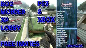 BO2 MODDED XP LOBBY - WITH SUBSCRIBERS MOD MENU BOSSAM V6 PS3 & XBOX