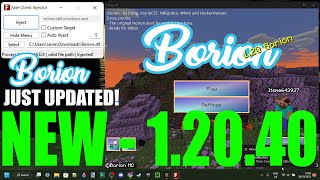 FIRST MINECRAFT BEDROCK HACKED CLIENT UPDATED TO 1.20.40 - Borion Hacked Client 1.20.40