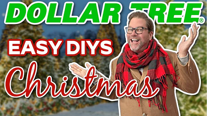 🎁 Easy Christmas DIYs That Look EXPENSIVE | Dollar Tree High-End Holiday Decor Ideas