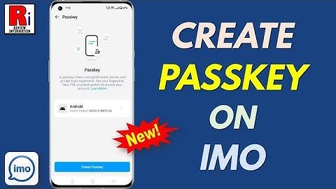 How to set passcode lock on imo||How to create Passkey On imo (new update)