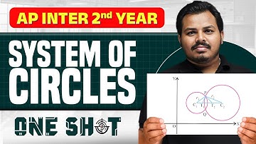 System of Circles One Shot in Telugu | AP Inter 2nd Year | Maths 2B | IPE & EAPCET