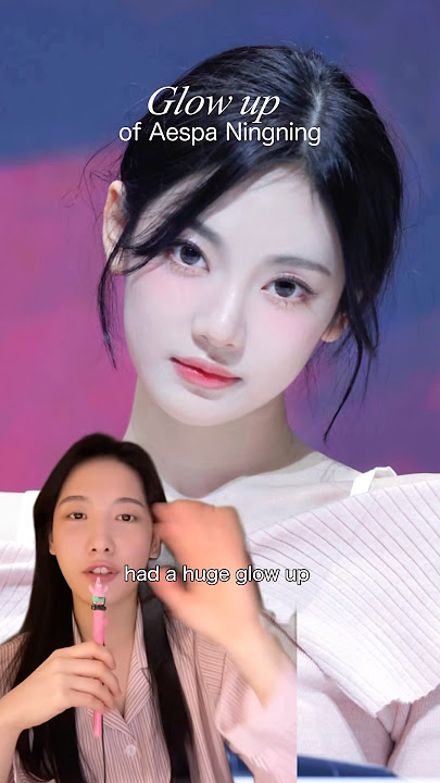 How Aespa Ningning glowed up #shorts