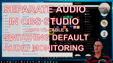 How to setup multi track with VB-cable Virtual Audio in OBS Studio
