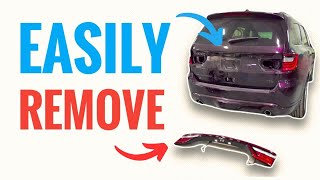 How To EASILY Remove Dodge Durango Tail Light Bar | 2014-2025 Dodge Race Track Tail Lamp Bar
