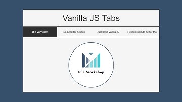 Tabs Using Vanilla Javascript