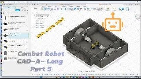 Combat Robot CAD-A-Longusing FUSION 360 Part 5 - WheelGuards